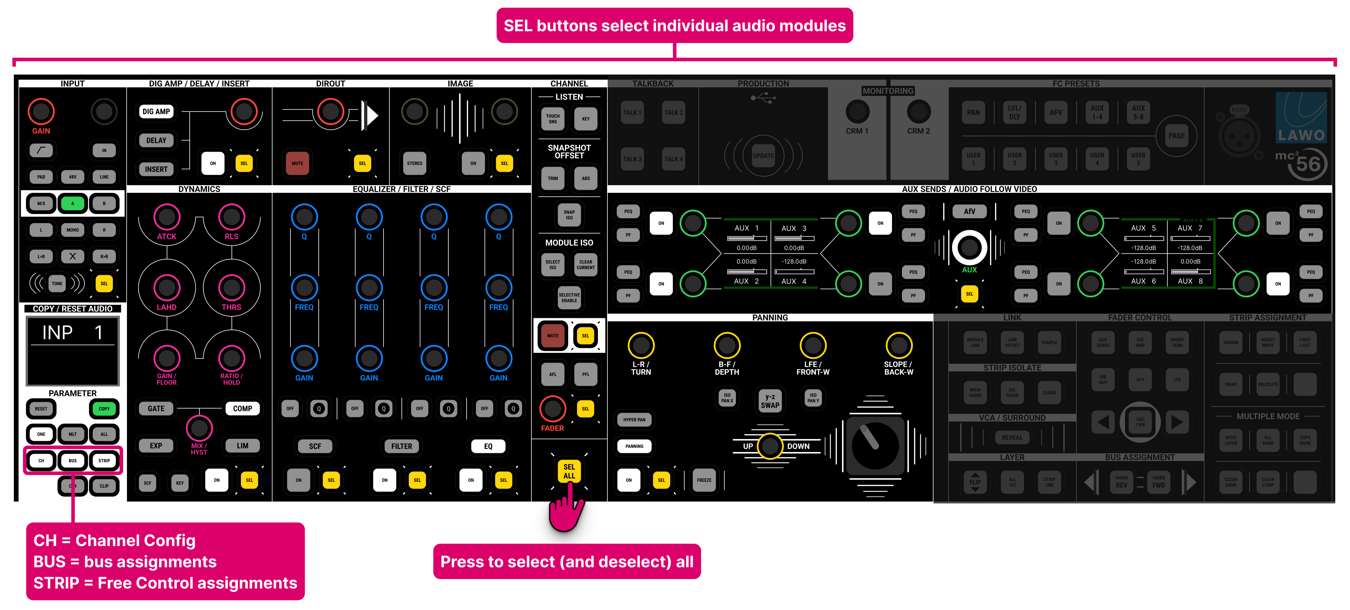 mc²56 - Parameter Select